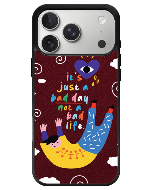 iPhone Leather Grip - Bad Day