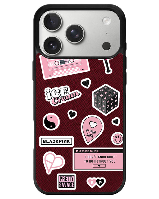 iPhone Leather Grip - Blackpink Sticker Pack