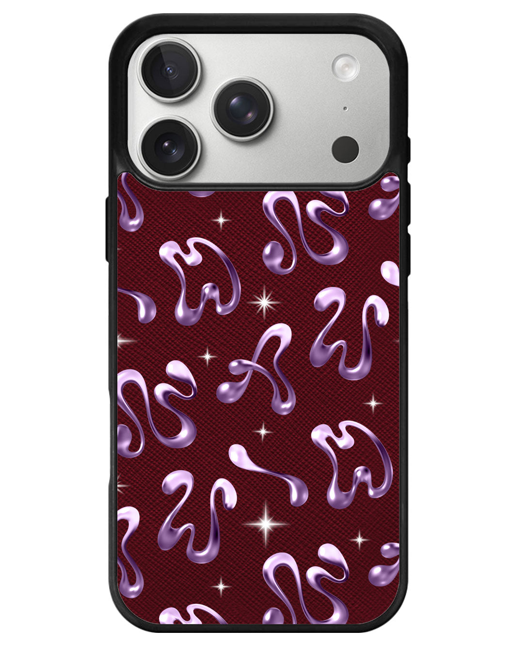 iPhone Leather Grip - Chrome Monogram 4.0