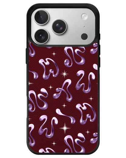 iPhone Leather Grip - Chrome Monogram 4.0