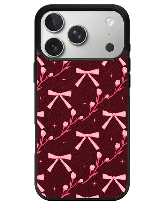 iPhone Leather Grip - Coquette Floral