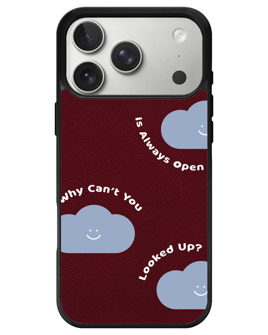 iPhone Leather Grip - Dark Cloud