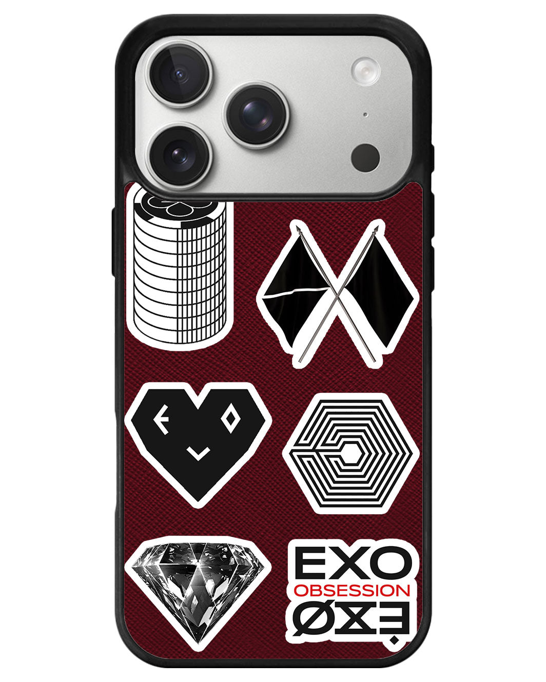 iPhone Leather Grip - EXO Sticker Pack