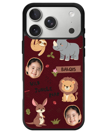 iPhone Leather Grip - Face Grid Safari 3.0
