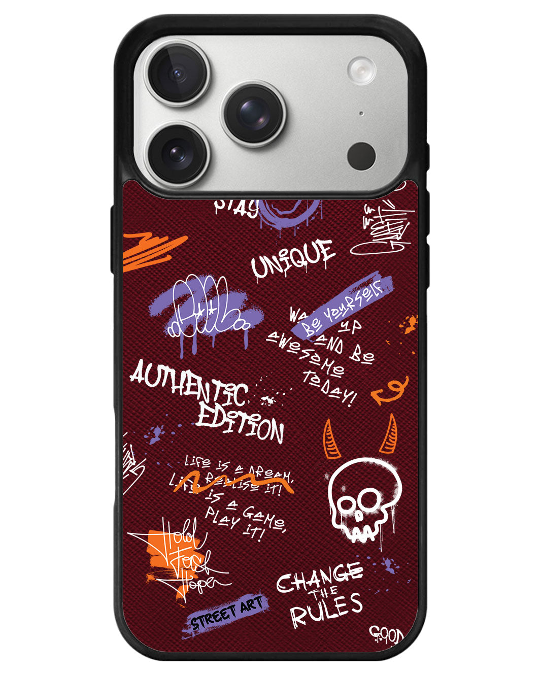 iPhone Leather Grip - Graffiti 1.0