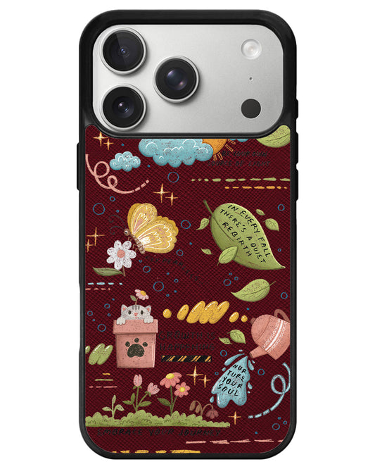 iPhone Leather Grip - Growth