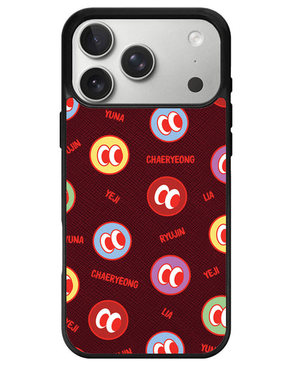 iPhone Leather Grip - ITZY Monogram
