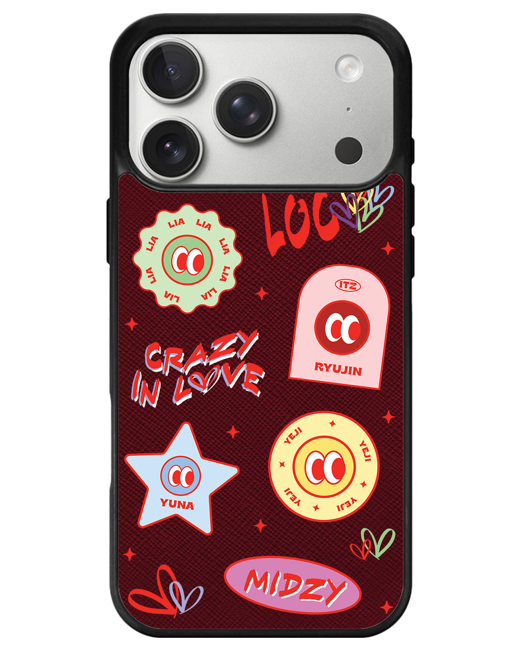 iPhone Leather Grip - ITZY Sticker Pack