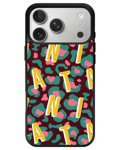 iPhone Leather Grip - Leopard Monogram 4.0