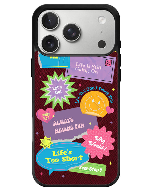 iPhone Leather Grip - Life's Too Short