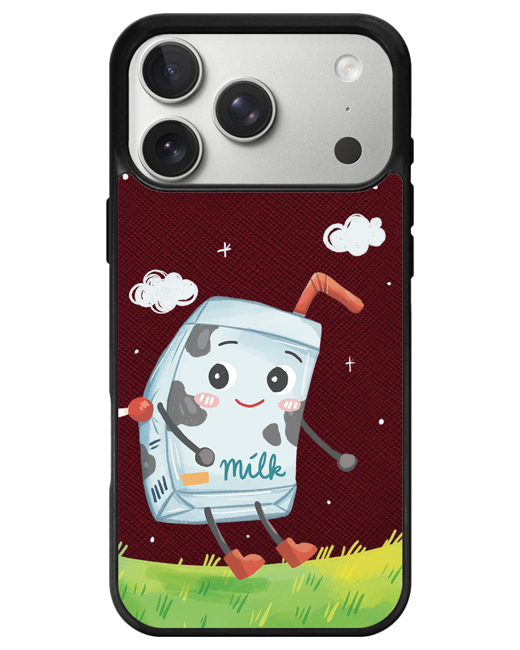 iPhone Leather Grip - Milk To Cookies (Couple Case)
