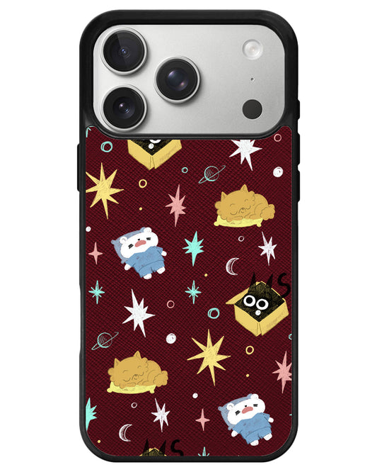iPhone Leather Grip - Nightover