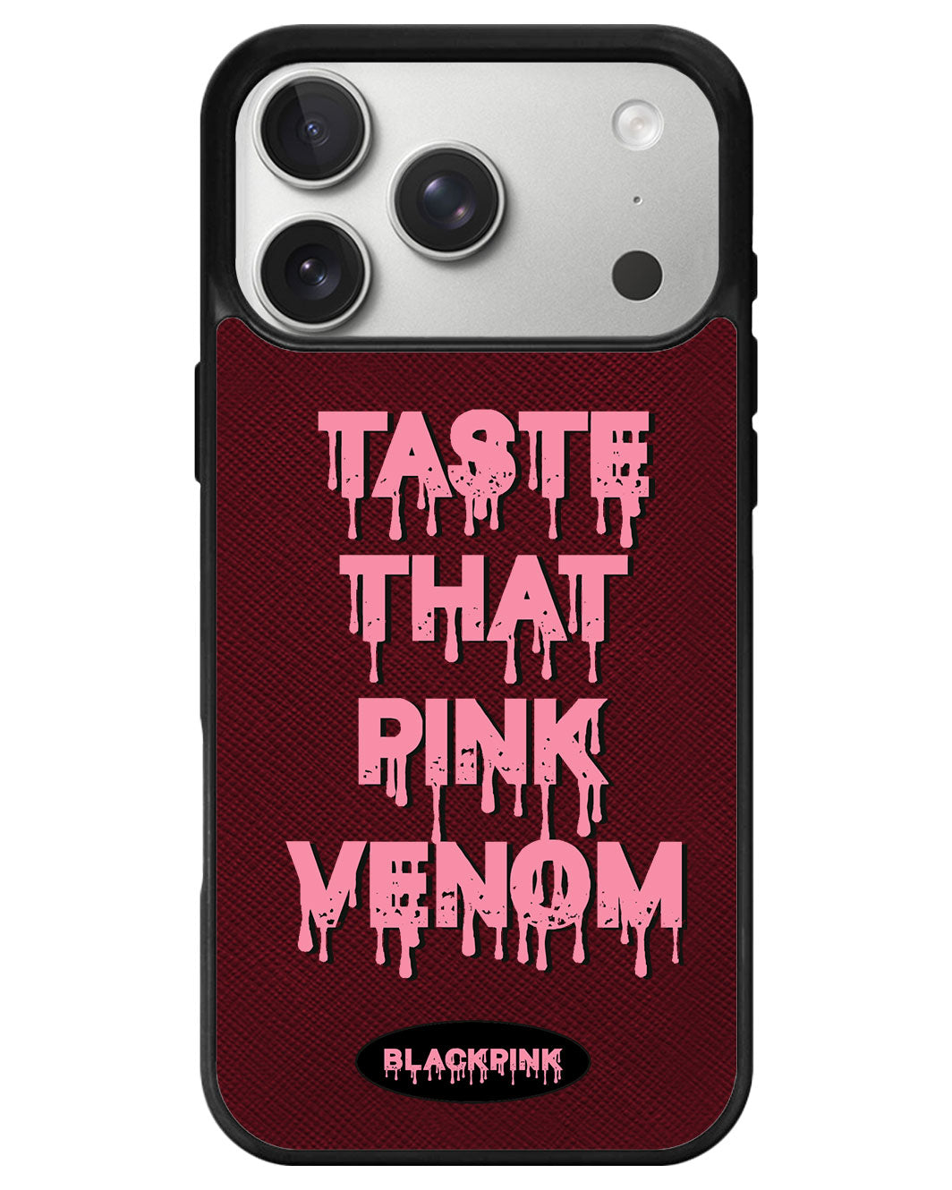 iPhone Leather Grip - Pink Venom