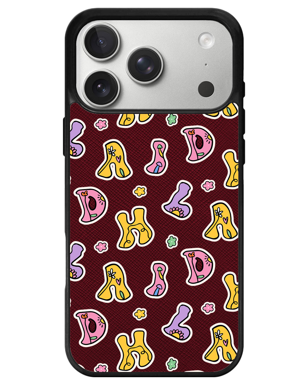 iPhone Leather Grip - Playful Monogram 7.0