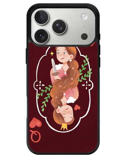 iPhone Leather Grip - Queen