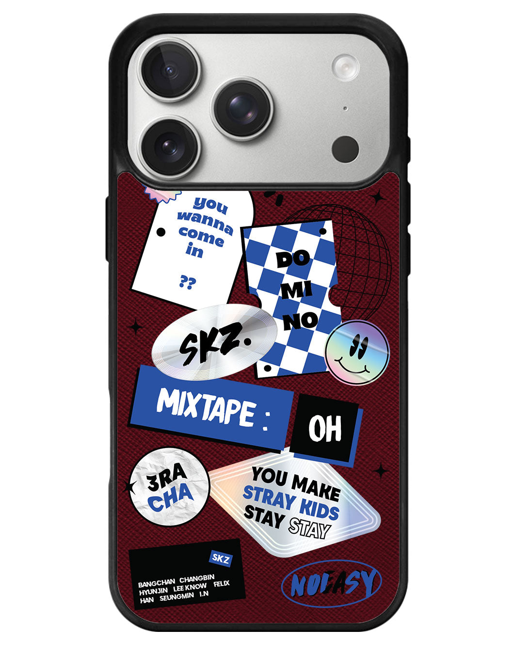 iPhone Leather Grip - SKZ Sticker Pack