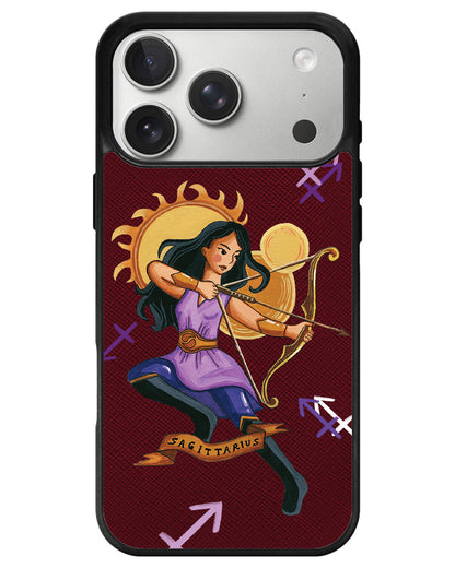 iPhone Leather Grip - Sagitarius