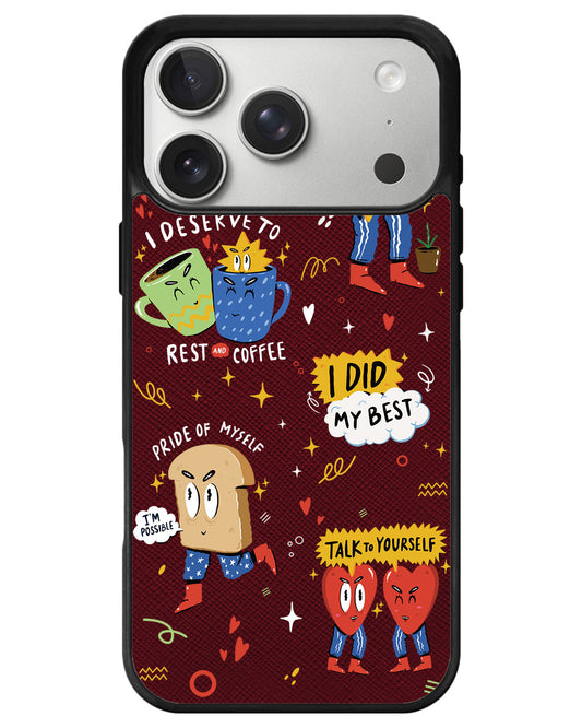 iPhone Leather Grip - Selfless Love 3.0