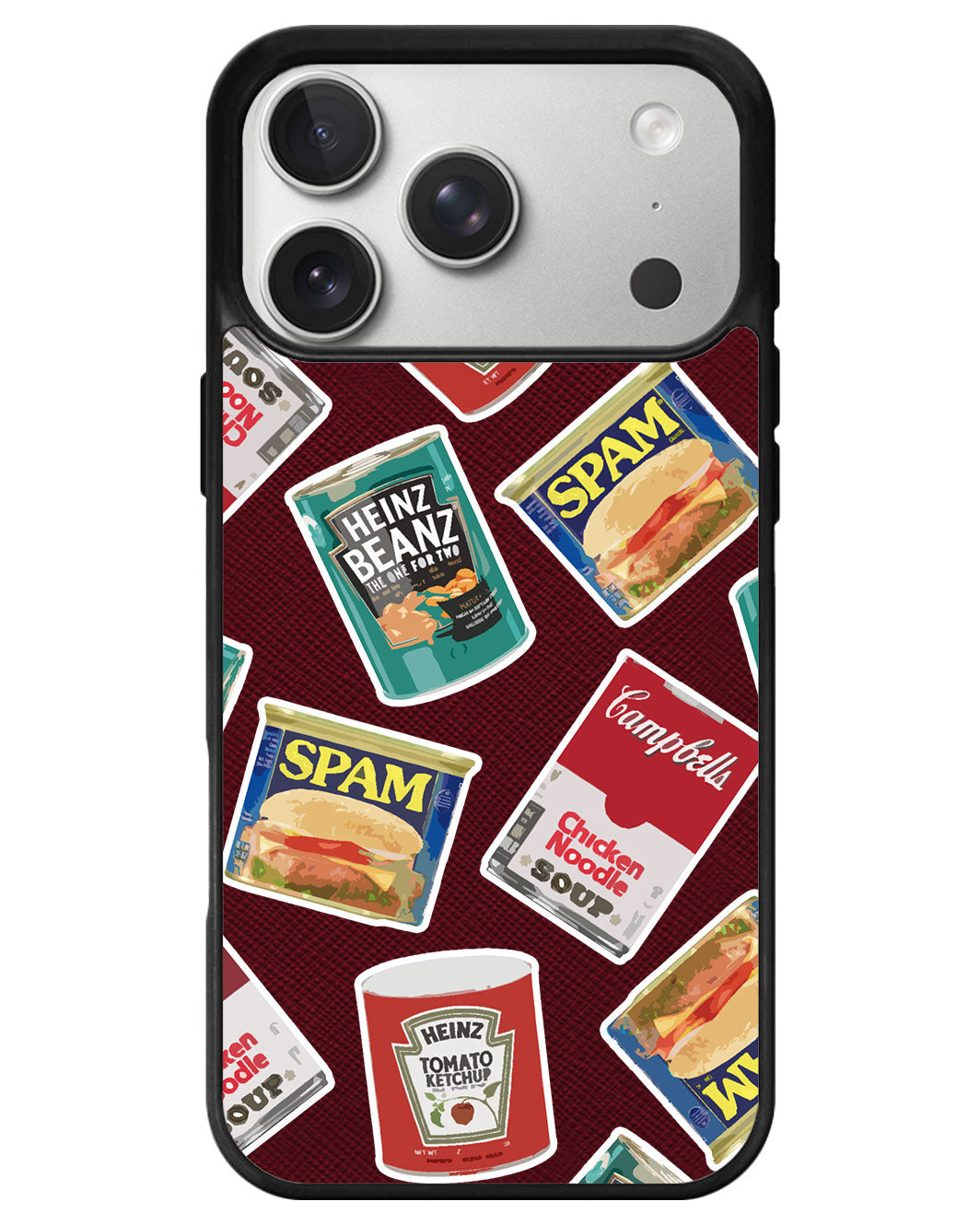 iPhone Leather Grip - Tinned Food