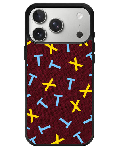 iPhone Leather Grip - TXT Monogram