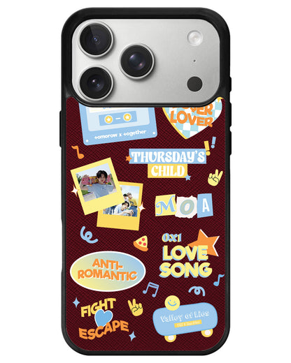 iPhone Leather Grip - TXT Sticker