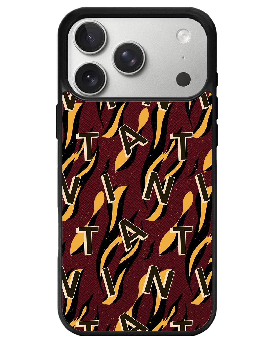 iPhone Leather Grip - Tiger Monogram 1.0