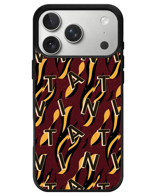 iPhone Leather Grip - Tiger Monogram 1.0