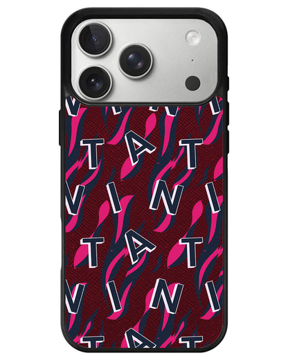 iPhone Leather Grip - Tiger Monogram 2.0