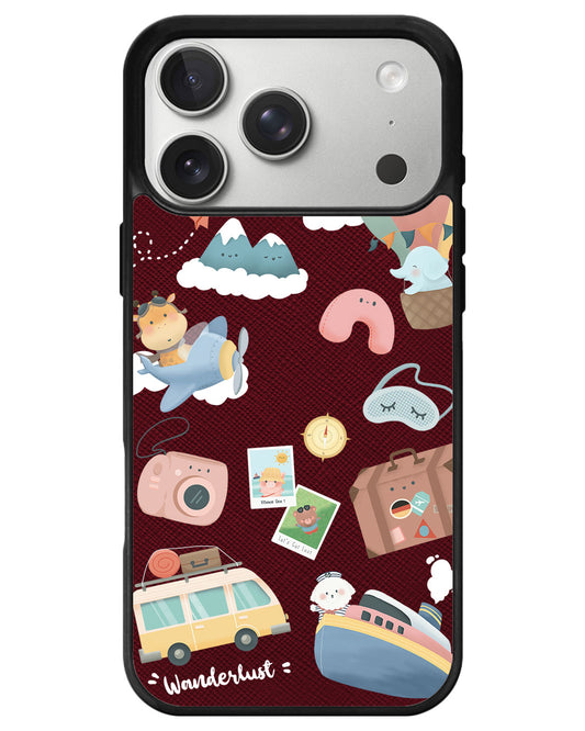 iPhone Leather Grip - Travel