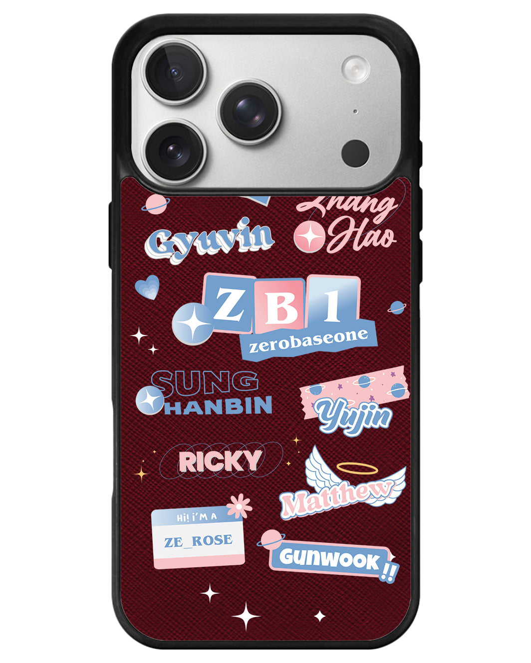 iPhone Leather Grip - Zerobaseone Members