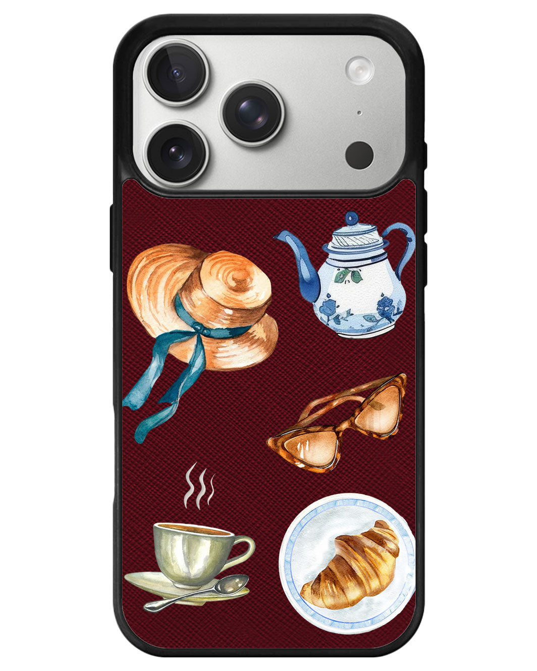 iPhone Leather Grip - Afternoon Tea