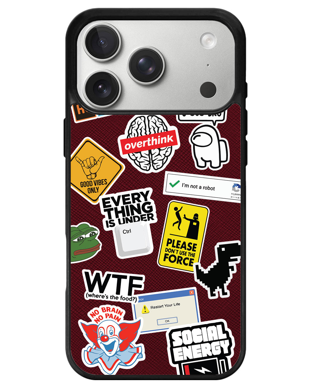 iPhone Leather Grip - Brand Parody 2.0