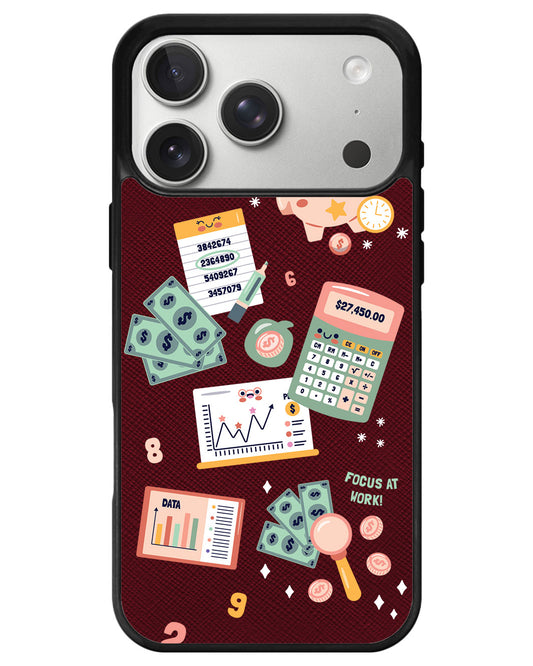 iPhone Leather Grip - Finance