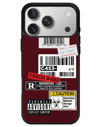 iPhone Leather Grip - Label Sticker Pack