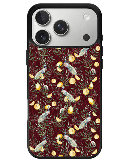 iPhone Leather Grip - Limone
