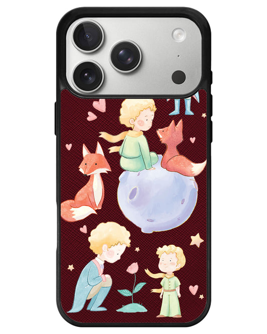 iPhone Leather Grip - Little Prince & Fox