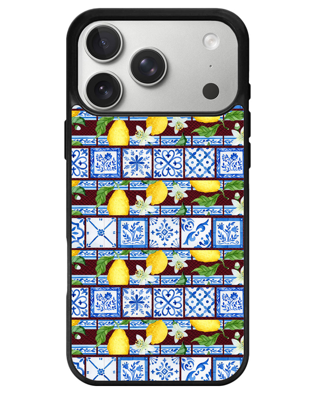 iPhone Leather Grip - Majolica Firenze