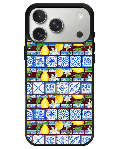 iPhone Leather Grip - Majolica Firenze