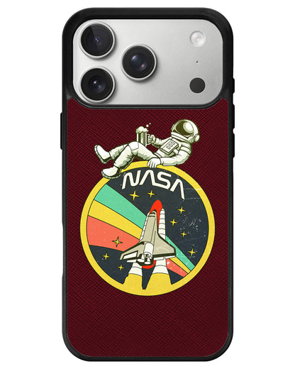 iPhone Leather Grip - Nasa