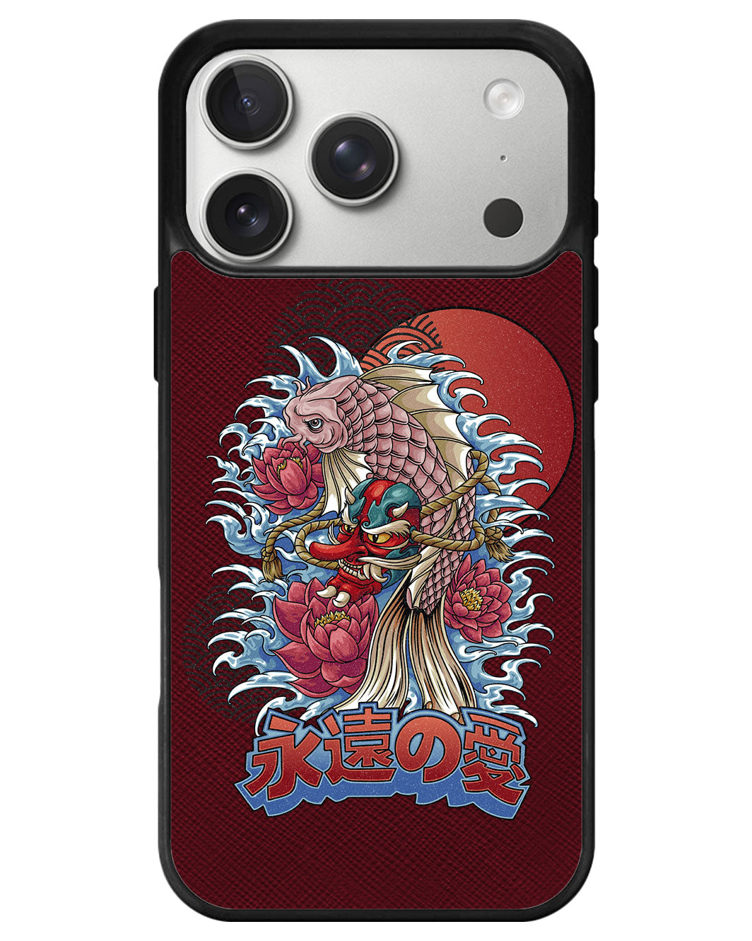 iPhone Leather Grip - Oni Koi