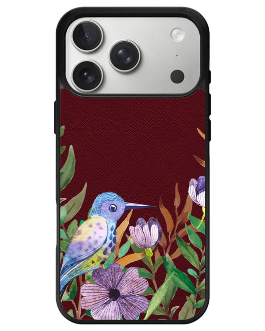 iPhone Leather Grip - Orchid