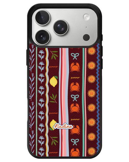 iPhone Leather Grip - Seaside Opulence 2.0