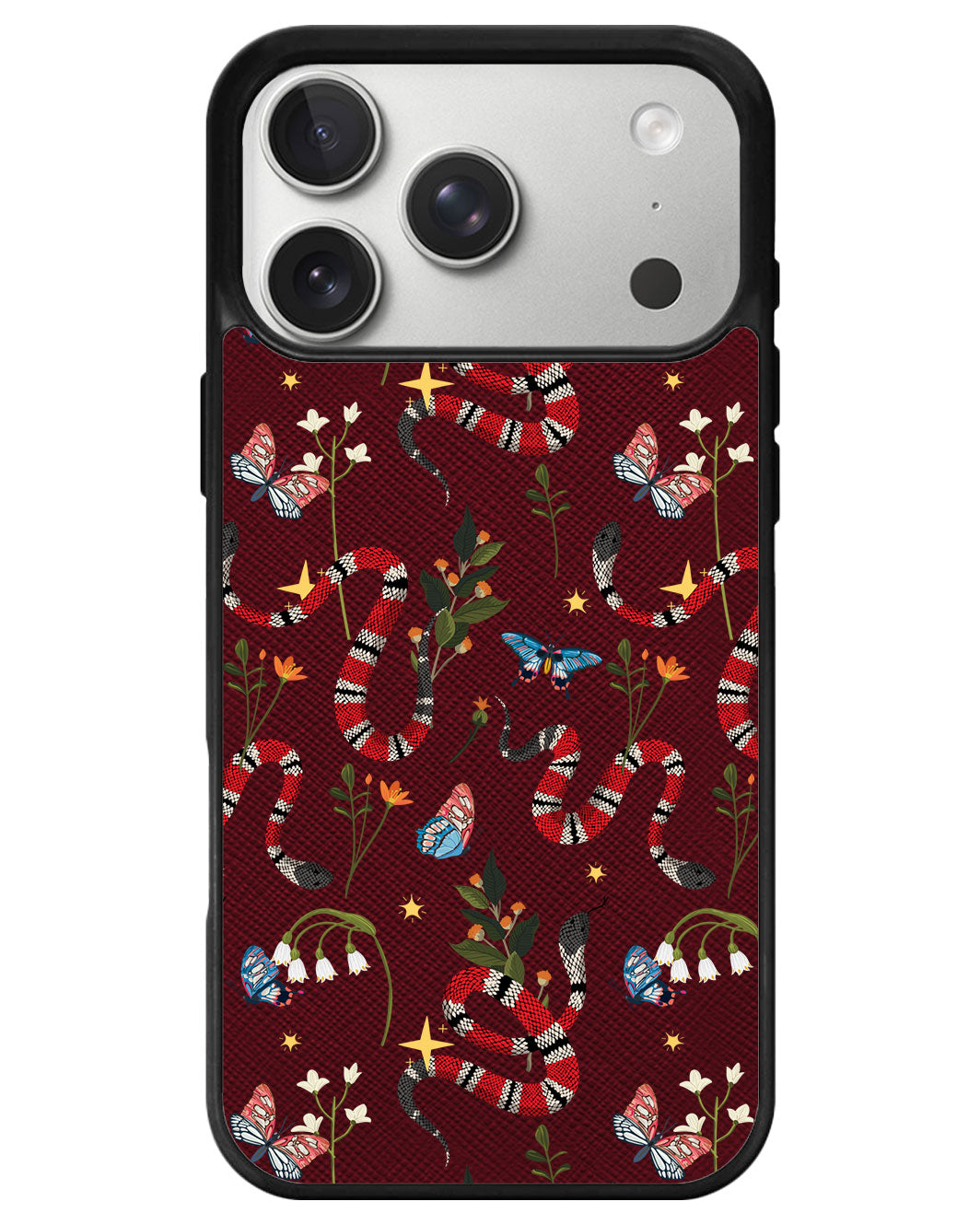 iPhone Leather Grip - Serpente