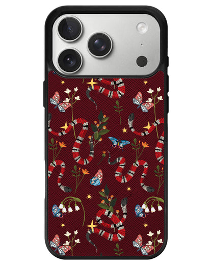 iPhone Leather Grip - Serpente