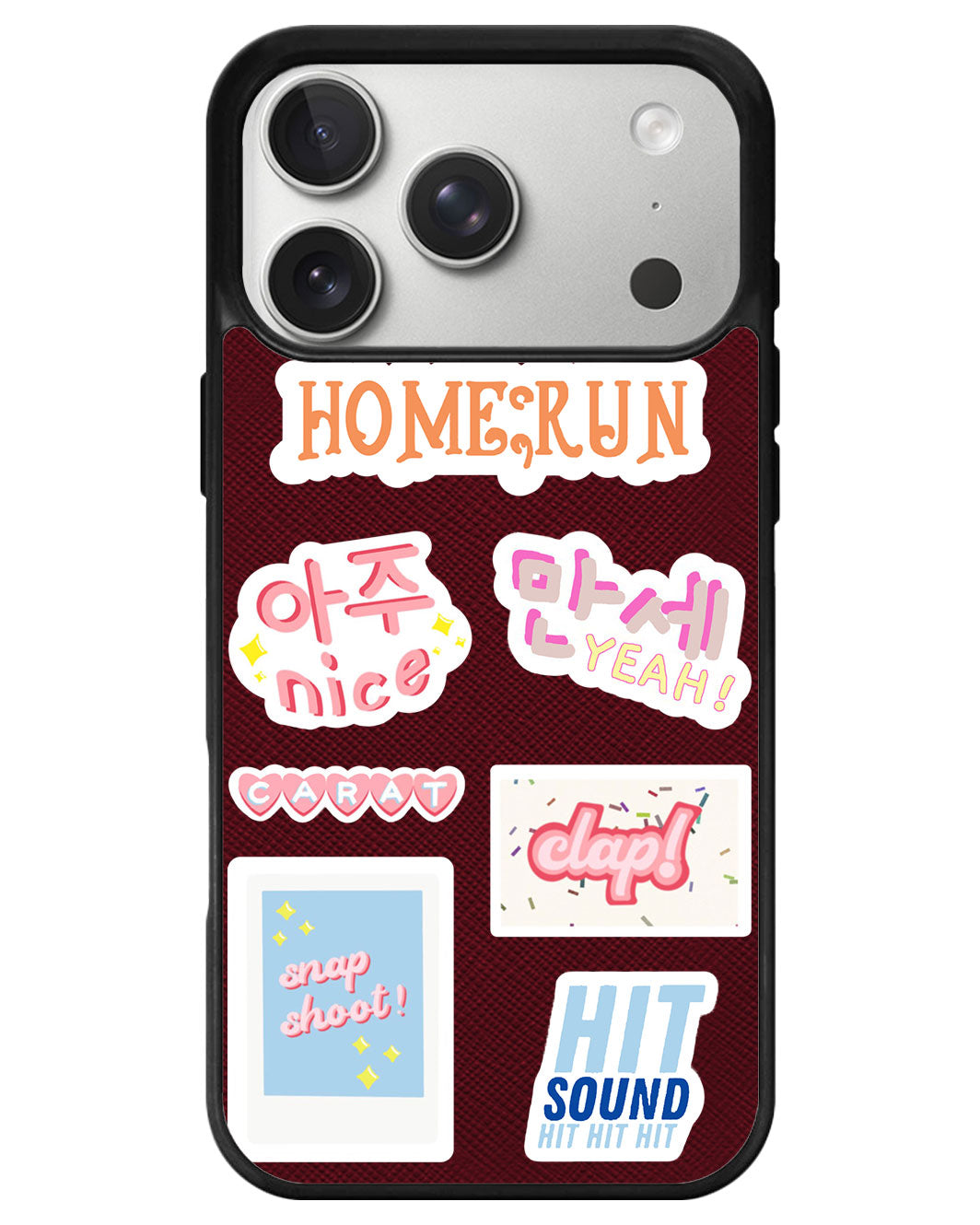 iPhone Leather Grip - Seventeen Sticker Pack