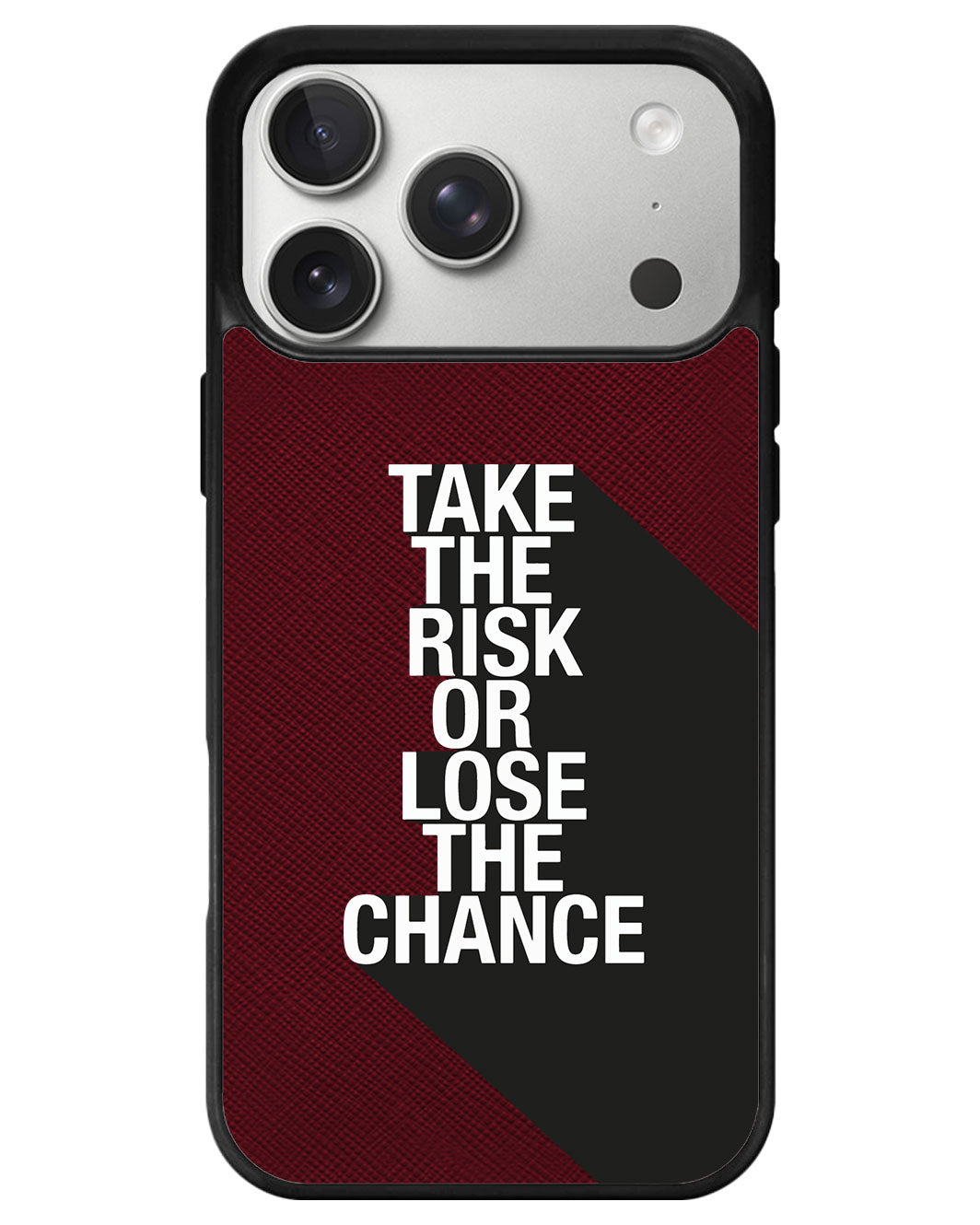 iPhone Leather Grip - Take The Risk