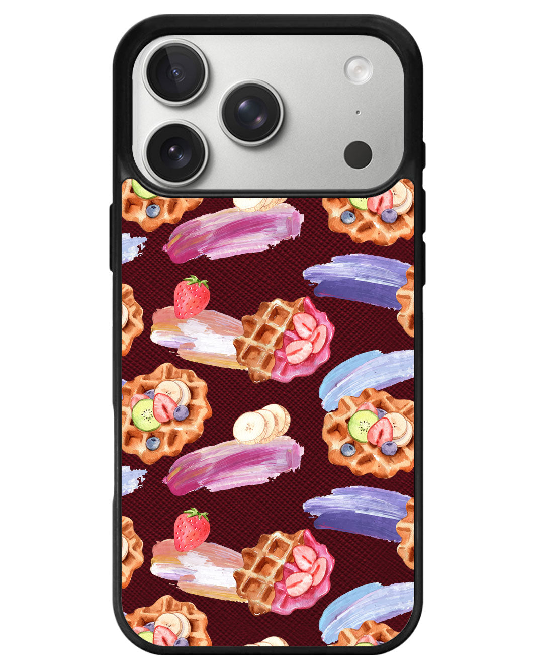 iPhone Leather Grip - Waffles