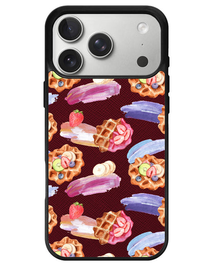 iPhone Leather Grip - Waffles