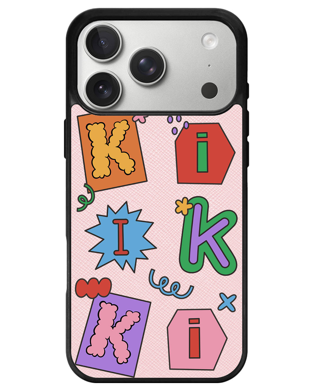 iPhone Leather Grip - Adorable Monogram