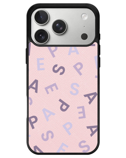 iPhone Leather Grip - Aespa Monogram